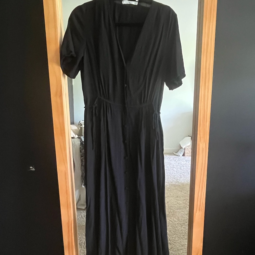 Mango Black Dress